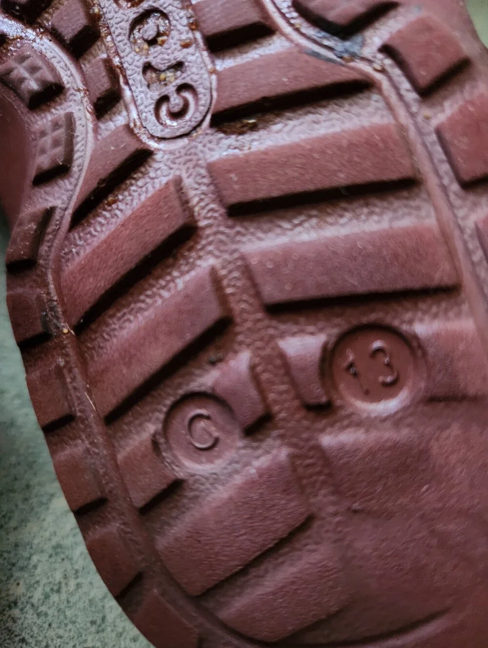 Cozy Brown Dog Croc Shoes with Fuzzy Lining Kids Size13C